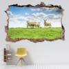 Sheep 3D Hole In The Wall Sticker
