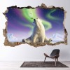 Polar Bear Kiss 3D Hole In The Wall Sticker