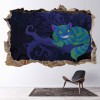 Cheshire Cat 3D Hole In The Wall Sticker