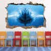 Brain Wave 3D Hole In The Wall Sticker