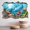 Dolphin Coral Reef 3D Hole In The Wall Sticker