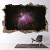 Space Nebula 3D Hole In The Wall Sticker