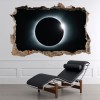 Moon Eclipse 3D Hole In The Wall Sticker