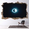 Total Eclipse Moon 3D Hole In The Wall Sticker