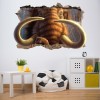 Mammoth 3D Hole In The Wall Sticker
