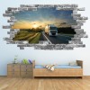 Lorry Transport Grey Brick 3D Hole In The Wall Sticker
