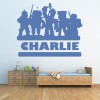 Games Console Gaming Personalised Name Wall Sticker