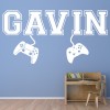 Gaming Console Personalised Name Wall Sticker