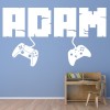 Gaming Personalised Name Wall Sticker
