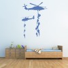 Helicopters Soldiers Army Wall Sticker