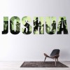 Army Personalised Name Wall Sticker