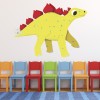 Cute Stegosaurus Wall Sticker by Lucy De Burgh