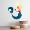 Mermaid & Starfish Wall Sticker by Lucy De Burgh