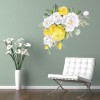 Yellow Rose Bouquet Floral Wall Sticker