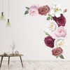 Pink and White Roses Floral Wall Sticker