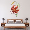 Tiger Lily Floral Wall Sticker