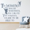 You Can Fly Quote Peter Pan Wall Sticker