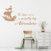 Awfully Big Adventure Peter Pan Quote Wall Sticker