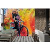 Cycle Soaring Wall Mural by 2015 AbcArtAttack