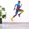 Paint Splash Runner Sports Athletics School Wall Sticker