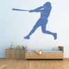Baseball Player Strike Wall Sticker