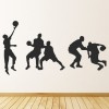 Basketball Team Players Sports Wall Sticker