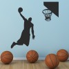 Basketball Slam Dunk Player Sports Wall Sticker