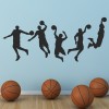 Basketball Players Sport Wall Sticker