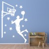 Basketball Player Stars Wall Sticker