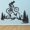 Mountain Bike Scene Extreme Sports Wall Sticker