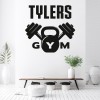 Personalised Name Gym Logo Wall Sticker