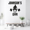 Personalised Name Gym Wall Sticker