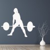 Weight Lifting 1 Fitness Gym Wall Sticker