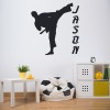 Personalised Name Karate Martial Arts Wall Sticker