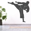 Standing Kick Karate Martial Arts Wall Sticker