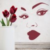 Make-up Lips Lashes Beauty Wall Sticker