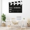 Personalised Name Clapperboard Movie Film Wall Sticker