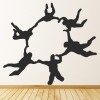 Skydivers Stunt Skydiving Wall Sticker