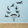 Parachute & Skydiving Extreme Sports Wall Sticker
