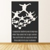 I suspected Skydiving Was Dangerous Extreme Sports Quote Wall Sticker