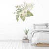 White Flower Tropical Floral Decor Wall Sticker