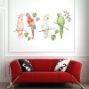 Colourful Tropical Birds Parrot Wall Sticker