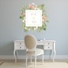 You & Me Tropical Floral Frame Wall Sticker