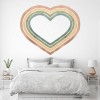 Rainbow Love Heart Wall Sticker