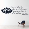 Have Faith In What Will Be Yoga Quote Wall Sticker