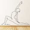 Yoga Stretch Yoga Studio Decor Wall Sticker