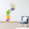Caterpillar Colourful Wall Sticker by Les Petits Buttons