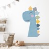 Dinosaur Blue Wall Sticker by Les Petits Buttons