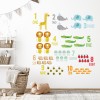 Counting Animals Wall Sticker by Sarah Helen Morley
