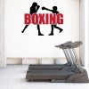 Red Boxing Text Boxers Wall Sticker